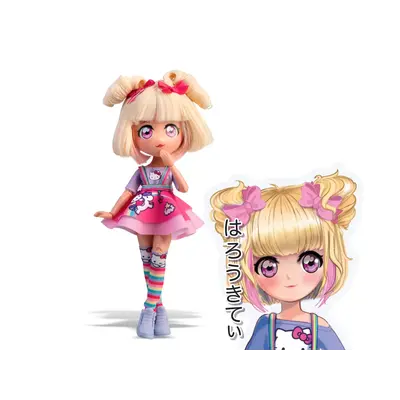 Manga pop, 19 cm (Candy Unicorn - blond haar)