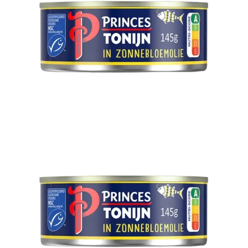 tonijnstukkem zonnebloemolie 2-pack