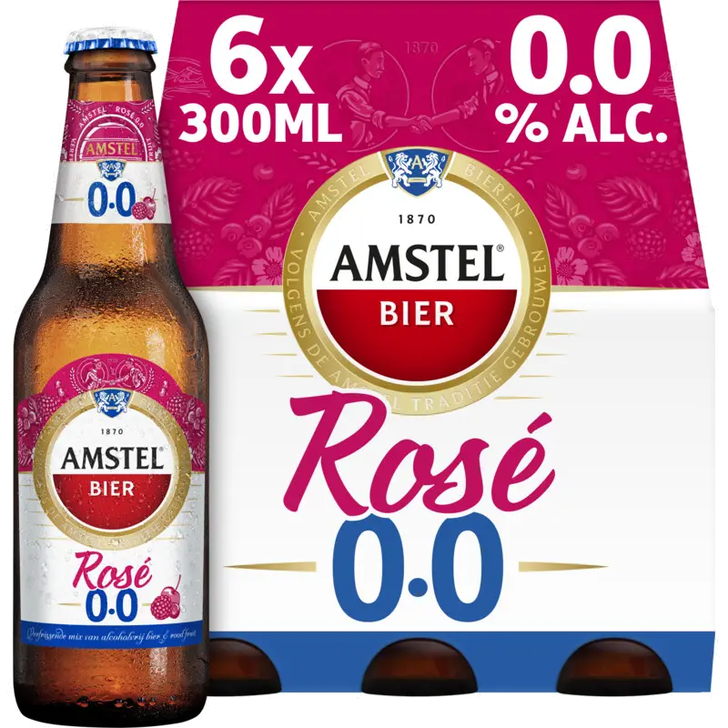 Rosé 0.0 bier fles