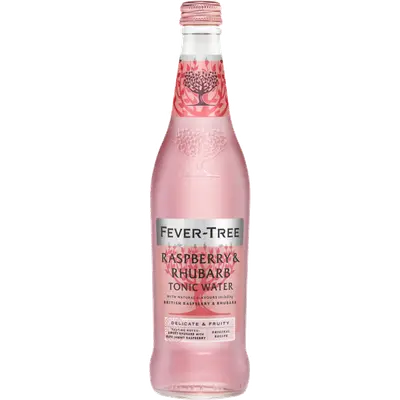 Raspberry & rhubarb tonic water