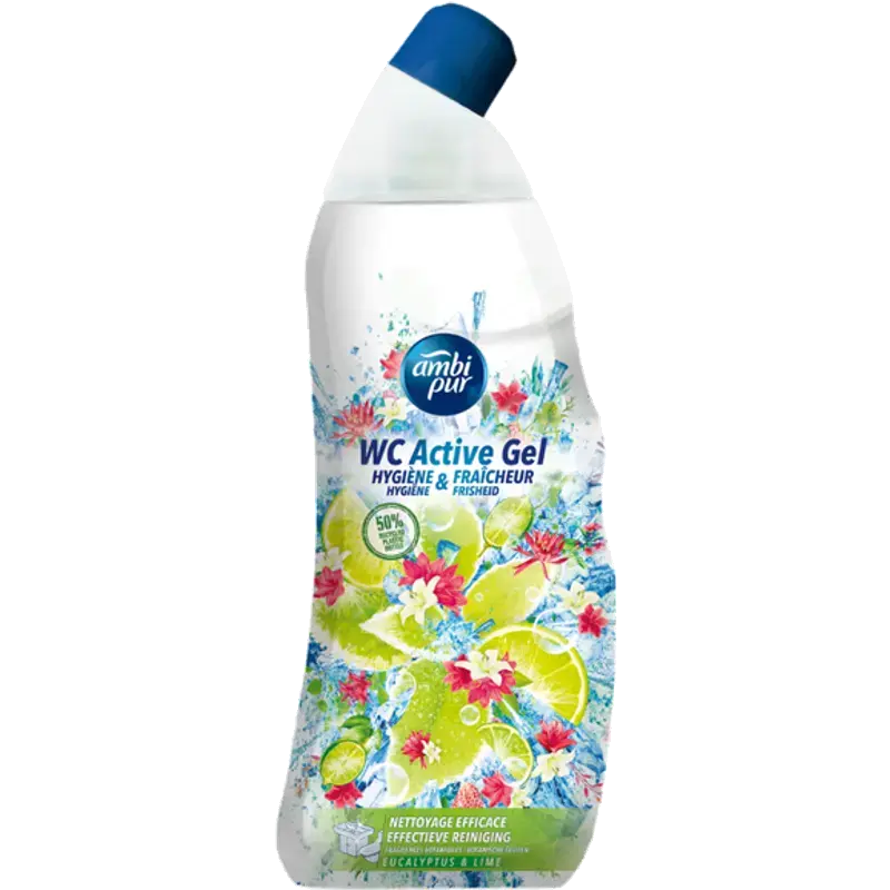 actieve gel-toiletreiniger - Eucalyptus & limoen - 750 ml
