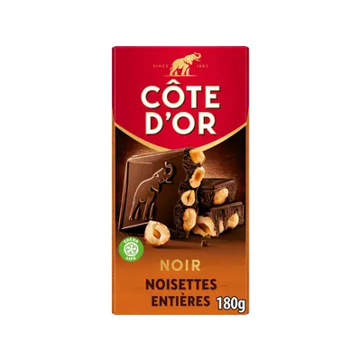 Bloc chocoladereep puur hazelnoten