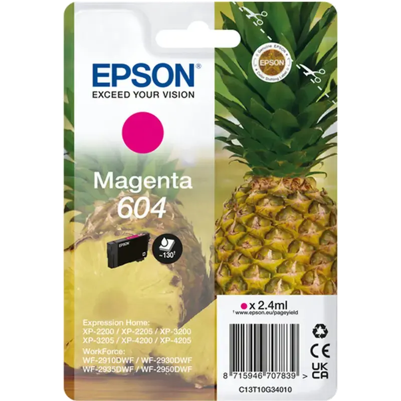 604 inktcartridge 1 stuk compatibel normaal rendement magenta