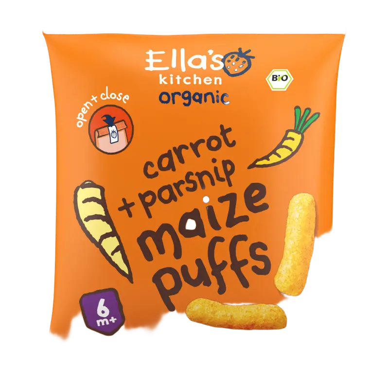 Maize puffs wortel + pastinaak 6m+ bio