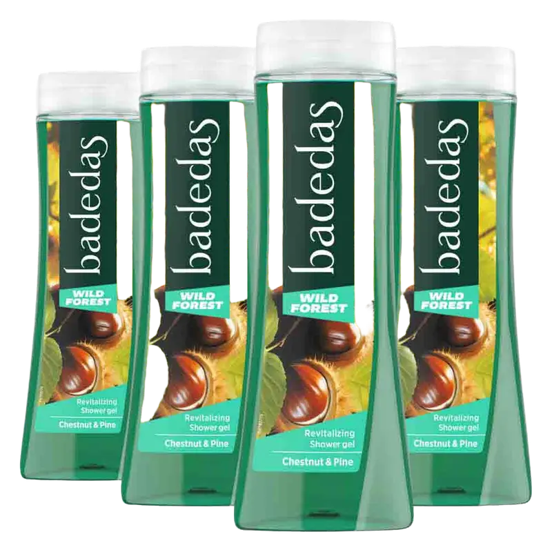 4x Badedas Douche Wild Forest 600