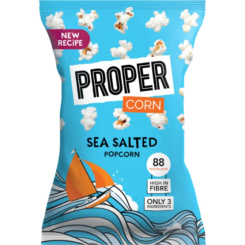 Sea salted popcorn