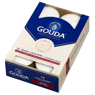 Waxinelichten maxi helder 10 uur