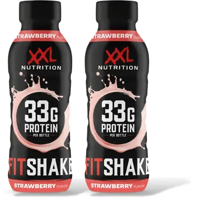 Fitdrink strawberry flavour 2-pack
