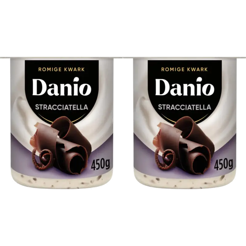 Romige kwark stracciatella 2-pack