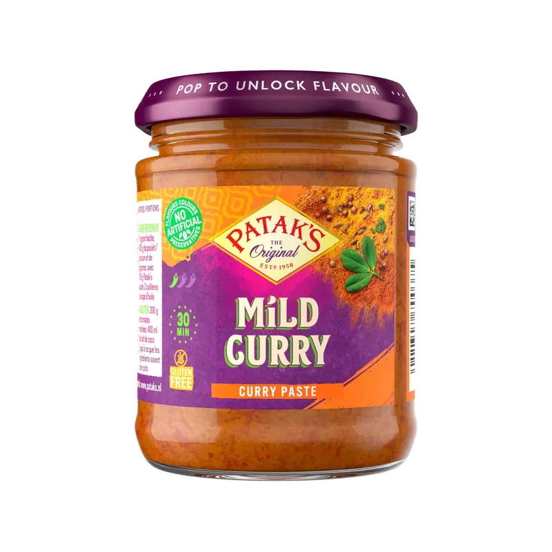 Indiase milde currypasta - 165 g