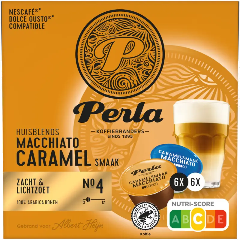 Dolce gusto compatible latte caramel
