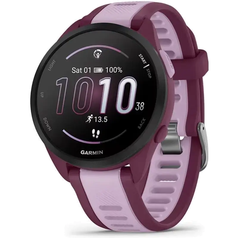 Forerunner 165 Music - Hardloopbandje - 43 mm - Bessenrood/Lila