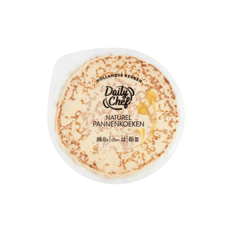 Pannenkoeken naturel 8 stuks