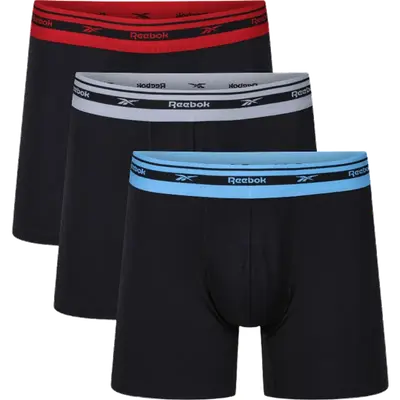RBK sportboxershorts medium Darian-zwart/flitsrood/grijs/blauw WB-S