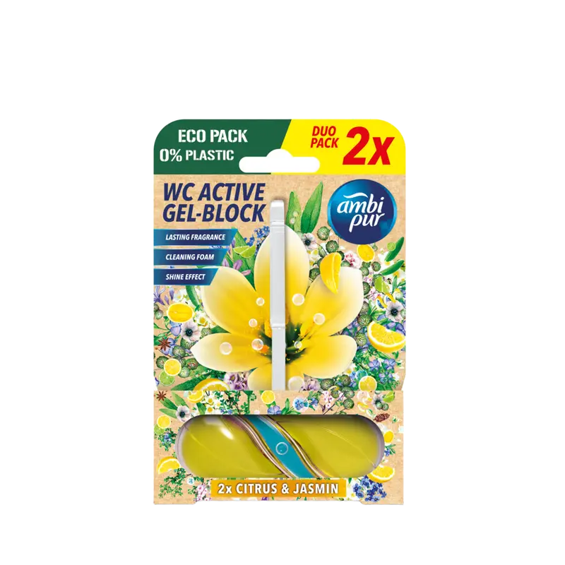 Toiletblok Citrus & Jasmijn 2 stuks