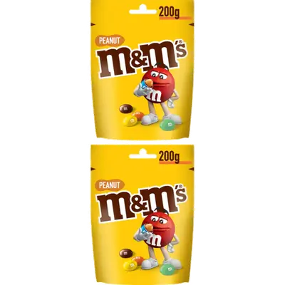 Pinda melk chocolade 2-pack