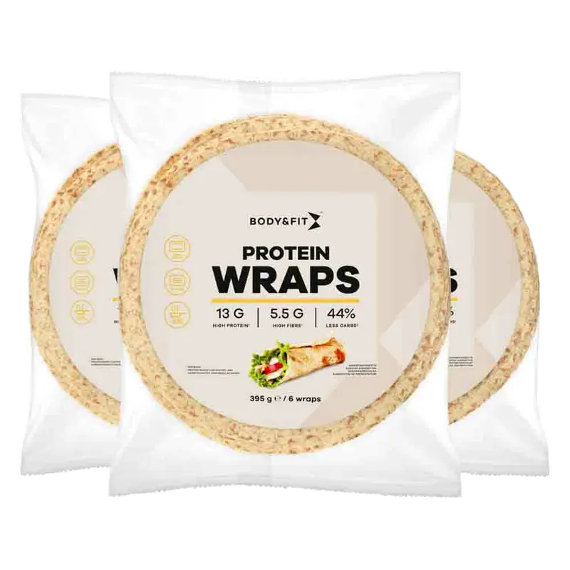 3x Body & Fit Protein Smart Wraps