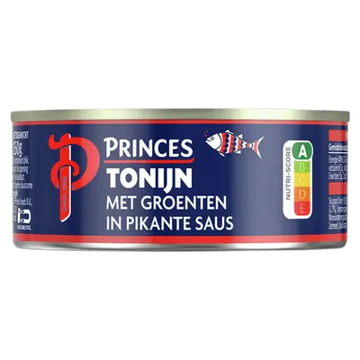 Tonijnstukken met groenten