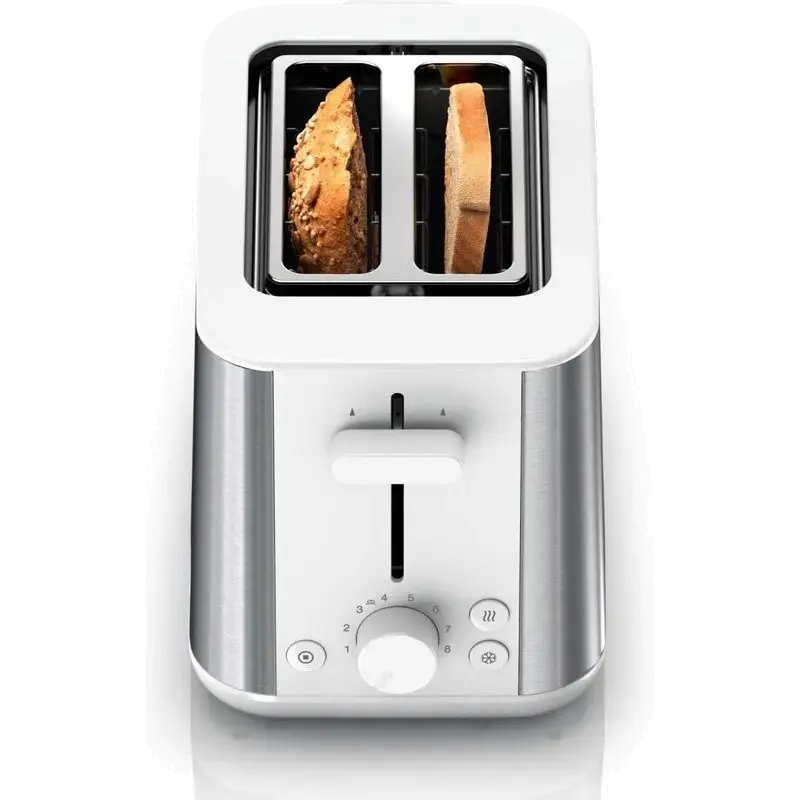 PurShine, Broodrooster 2 Sneetjes Cool Touch, HT1510WH, Wit