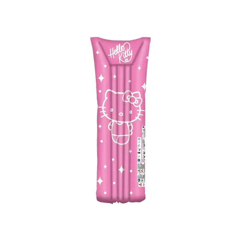 Luchtbed, transparant roze, 174 x 59 x 18 cm
