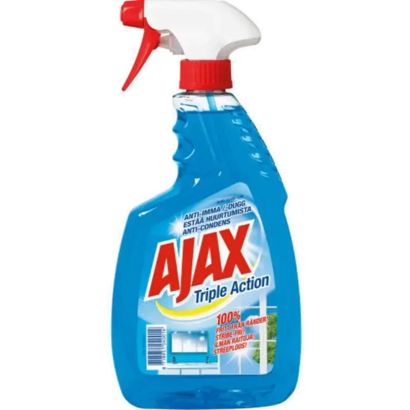 Glasreiniger spray met drievoudige werking 750 ml