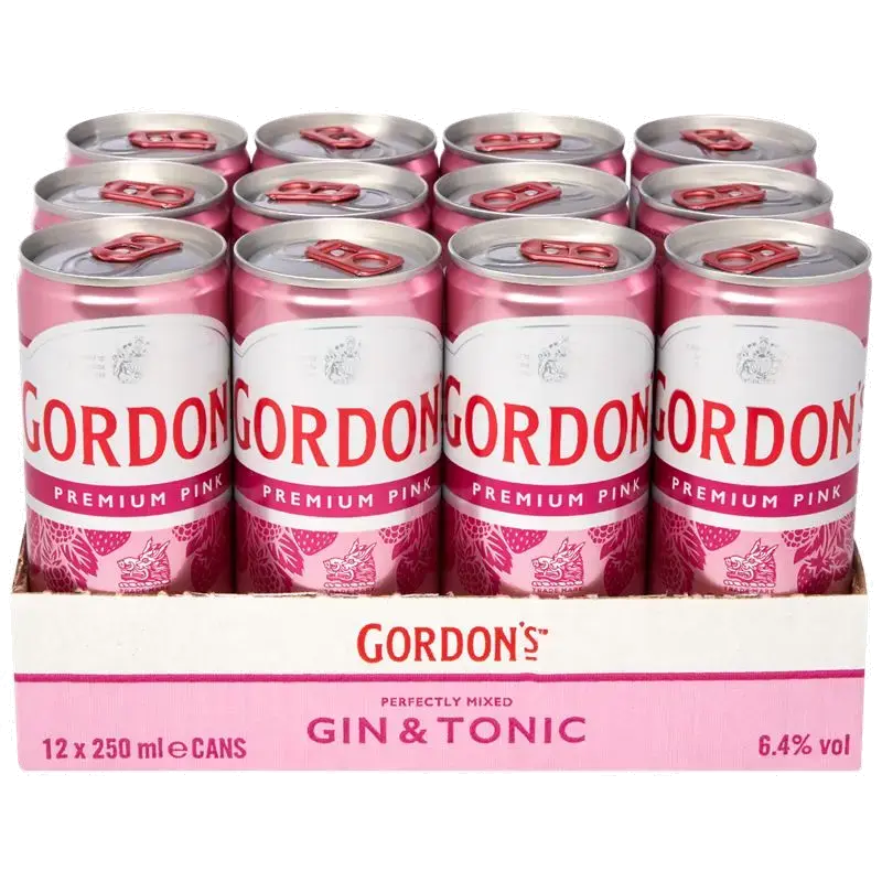 Pink Gin & Tonic Mixed drink blik 12 x 25 cl 6,4%