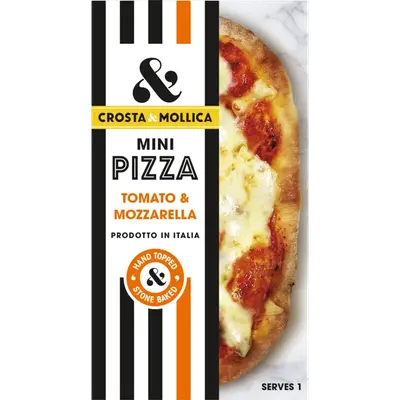 Mini pizza tomato & mozzarella