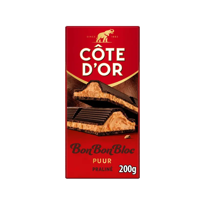 Bonbonbloc praline puur