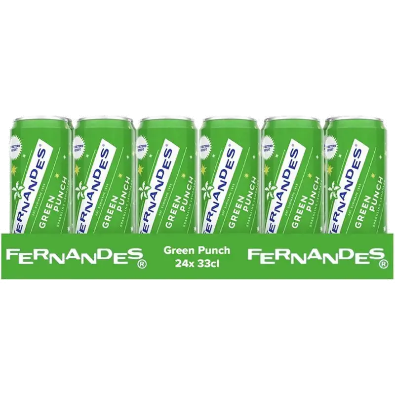 Green Punch bruisende frisdrank - 24 x 330 ml