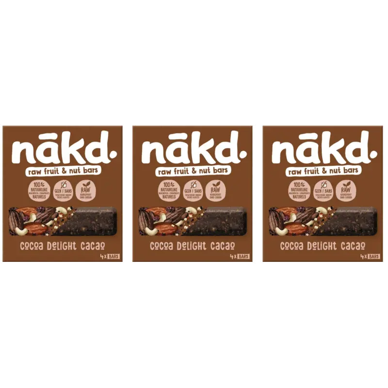 Cocoa delight bars 3-pack