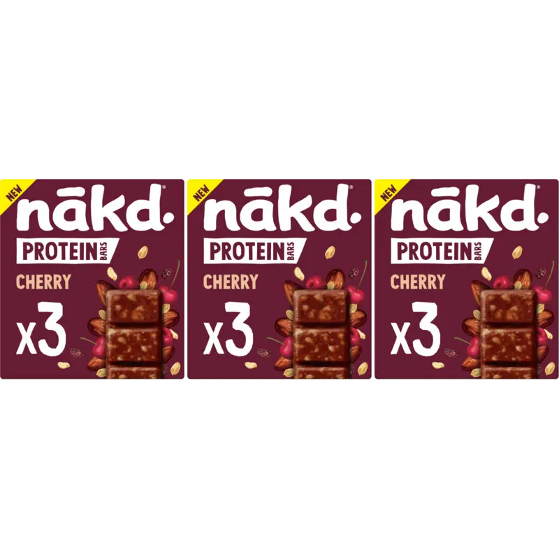 Protein bars cherry 3-pack