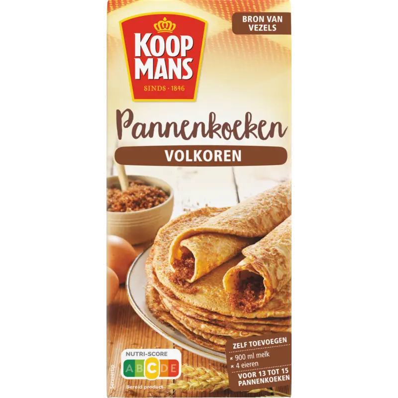 Pannenkoekenmix volkoren