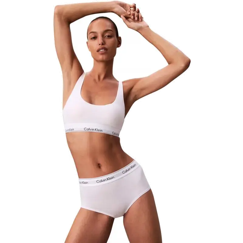 damesshort LV00QF8527 wit katoen modal elastaan 1X