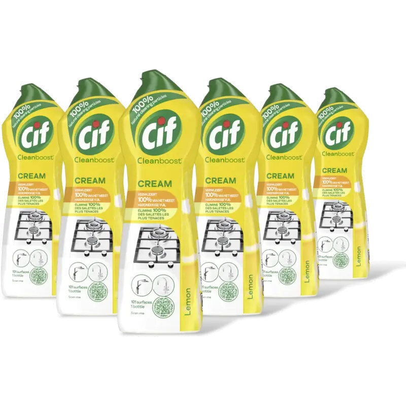 Schuurmiddel citroen cream 6-pack