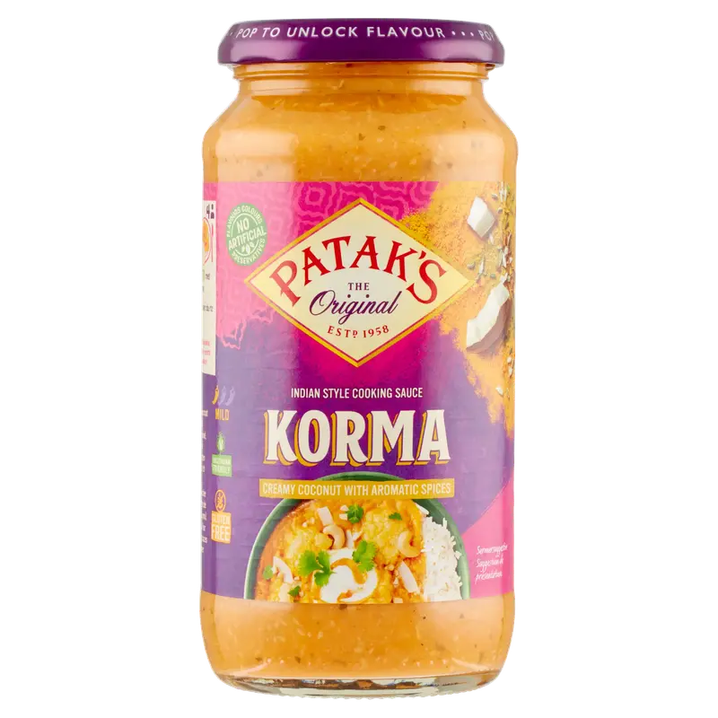 Indiase Korma Curry Saus - 450 ml