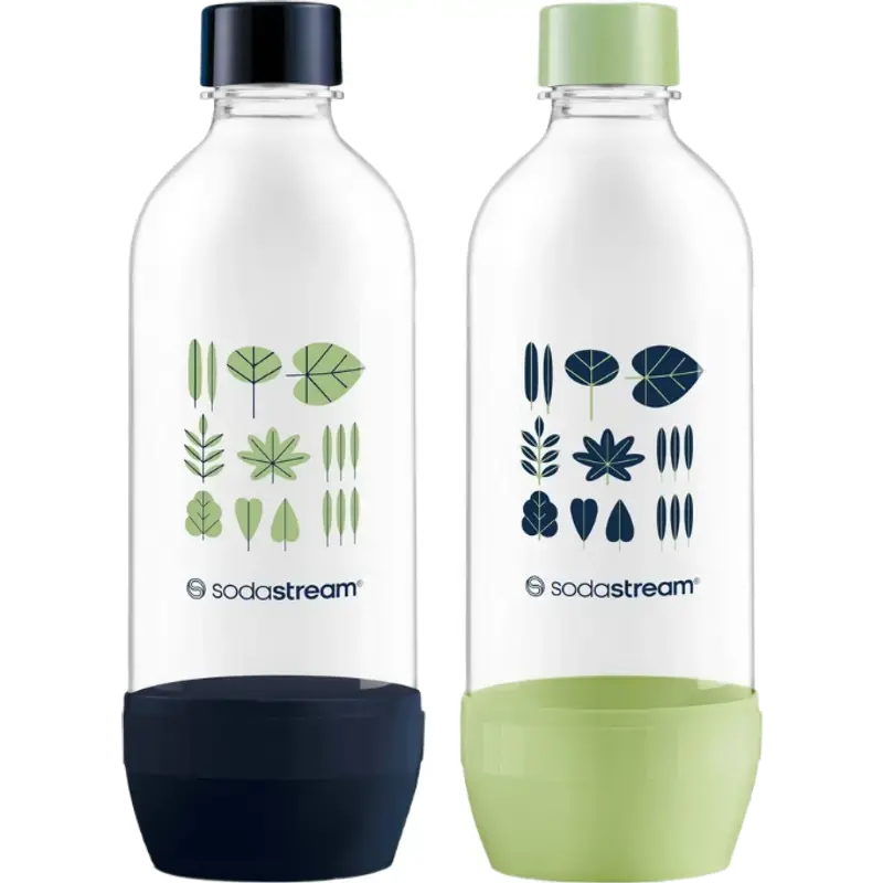 JET - Dubbele flessenset - 2 x 1 L groen/marineblauw