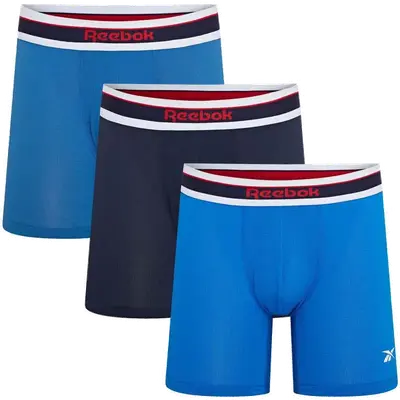 RBK sportboxershorts med Anselm vector blauw/navyblauw/schemerblauw-L
