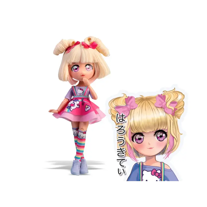 Manga pop, 19 cm (Candy Unicorn - blond haar)
