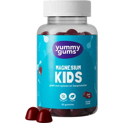 Yummugums Kids Magnesium Suikervrij 60 stuks