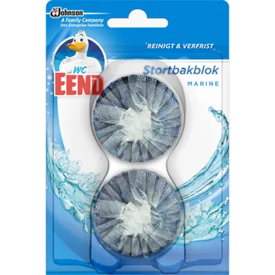 2x WC Eend Stortbakblok Blauw 2x 50