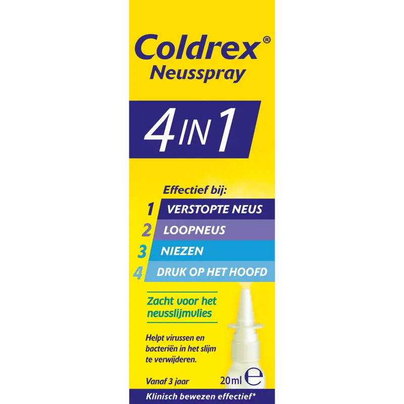 Neusspray 4-in-1