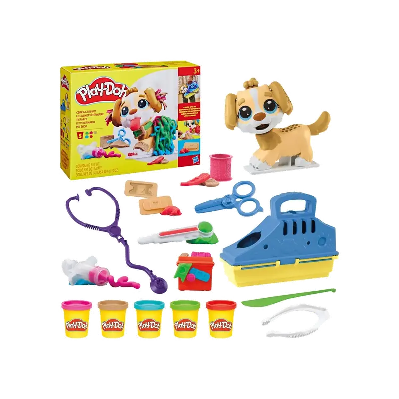Kneedklei speelset (dierenarts)