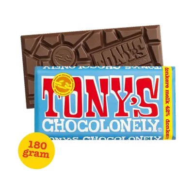 Donkere Melk Chocolade - 180 g