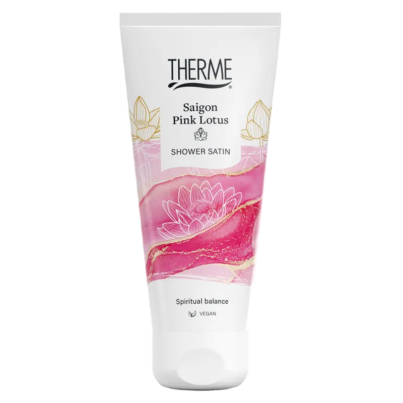 Saigon Pink Lotus Shower Satin