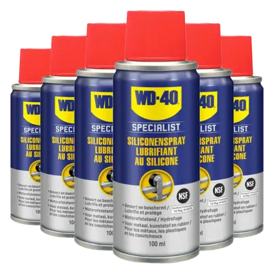 6x WD-40 Specialist® Siliconenspray