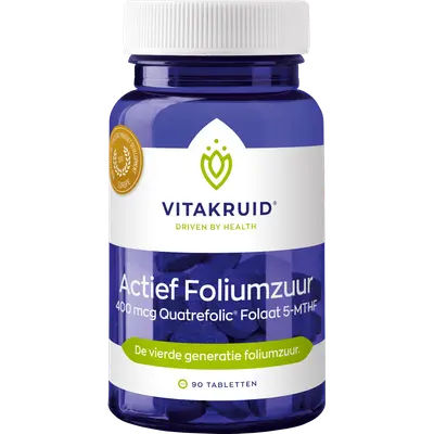 Actief Foliumzuur Quatrefolic® 5-MTHF 400 mcg