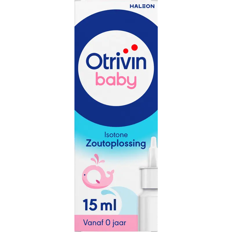 Baby Zoutoplossing Neusspray bij een verstopte neus