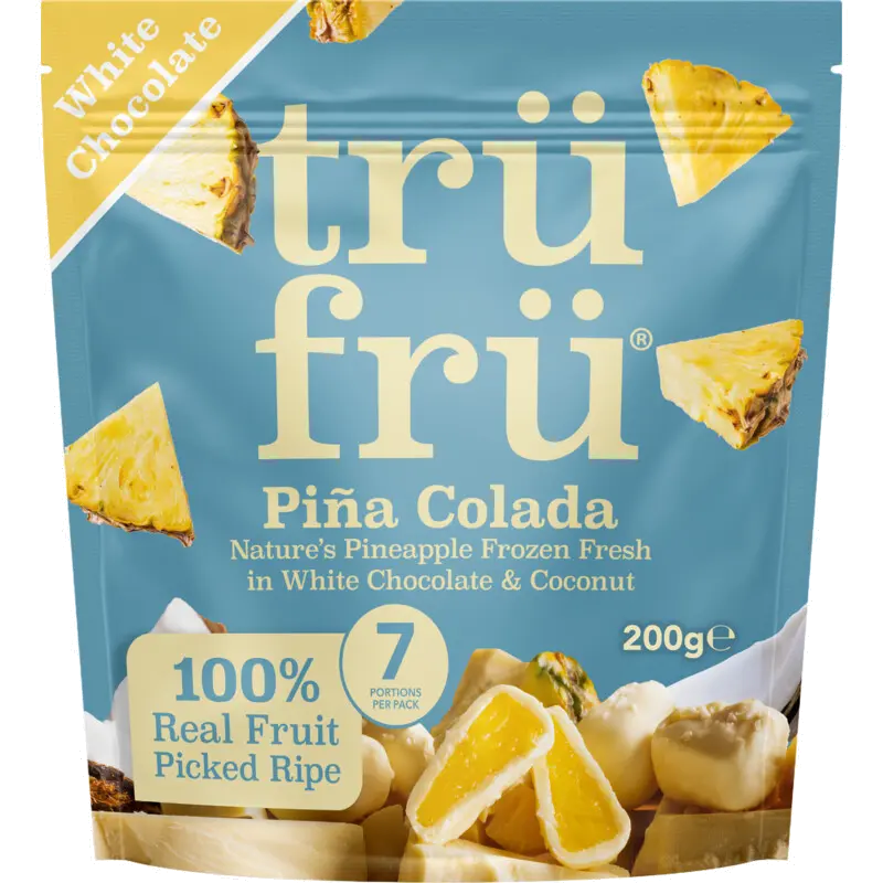 Ananas en witte chocolade