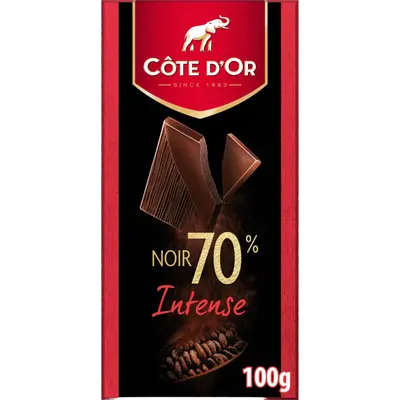 70% Pure chocolade reep intense