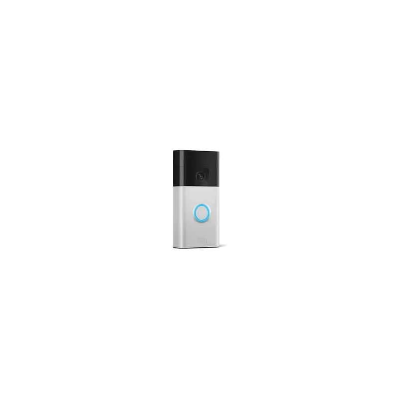 Video Deurbel Op Batterij Satin Nickel